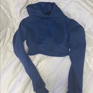 cropped hoodie